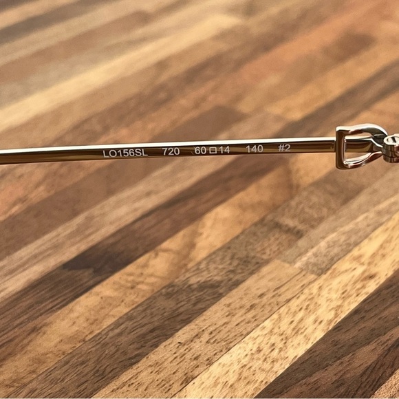 NWT Longchamp Cateye Sunglasses with case Midnight shimmer trim - Picture 10 of 10